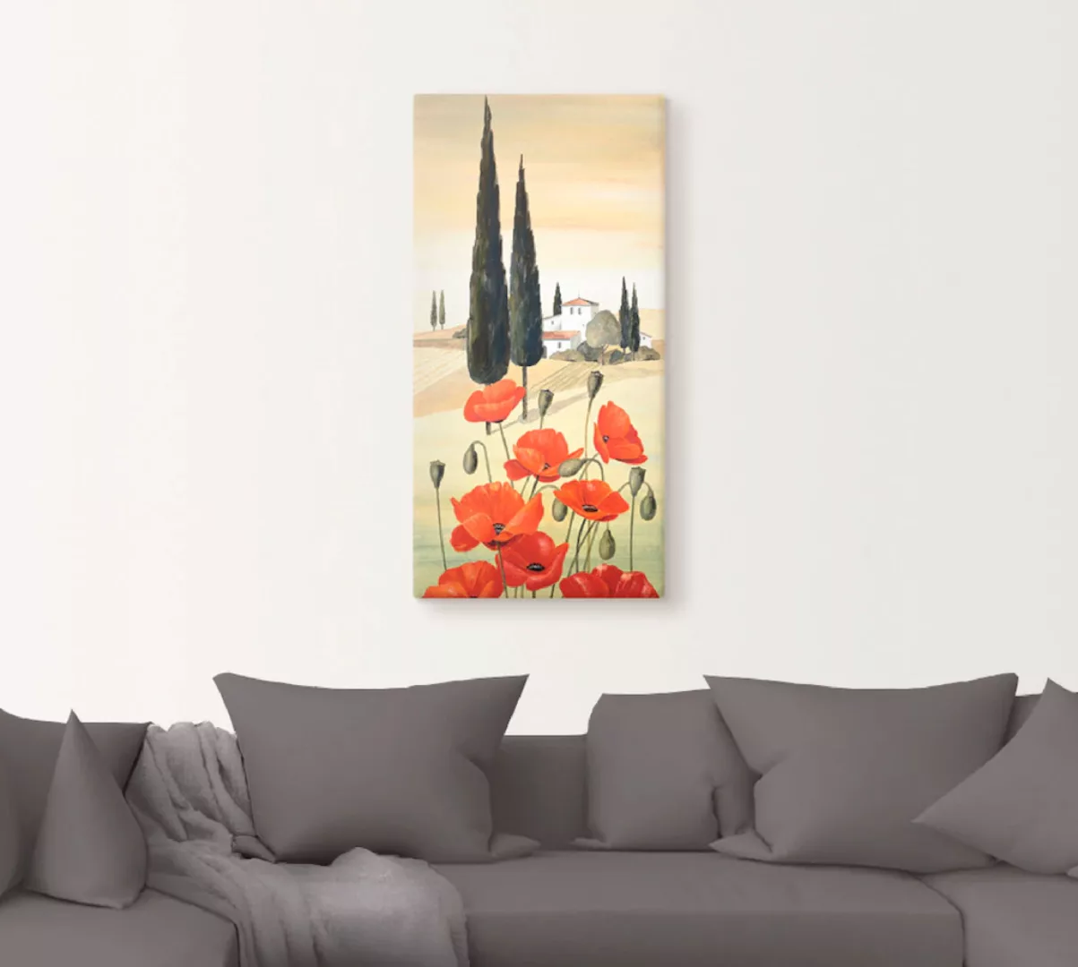 Artland Wandbild "Blumen Zusammensetzung II", Blumen, (1 St.), als Leinwand günstig online kaufen