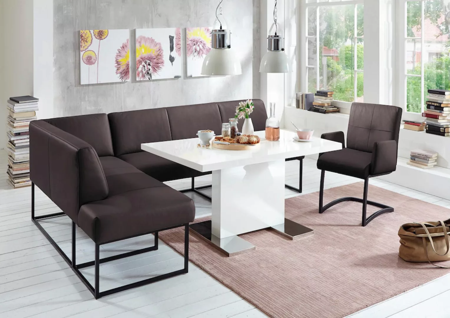 exxpo - sofa fashion Eckbank "Affogato, bequem und elegant, hochwertige Det günstig online kaufen