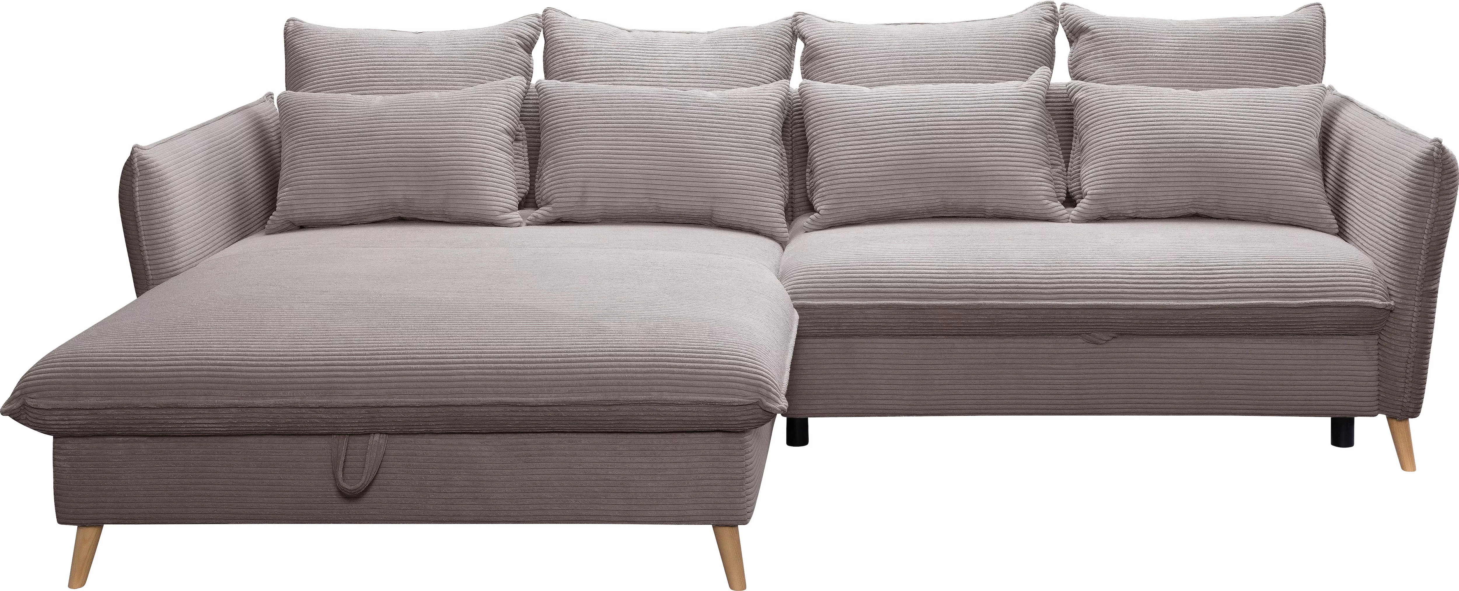 exxpo - sofa fashion Ecksofa »WALPY, elegant und modern, hoher Sitzkomfort, günstig online kaufen
