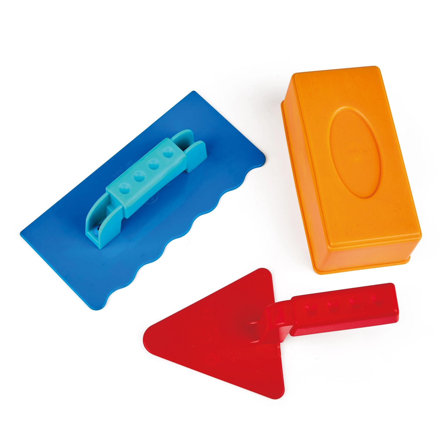 Hape Sandspielzeug Maurermeister-Set Kunststoff 3-teilig Mehrfarbig günstig online kaufen