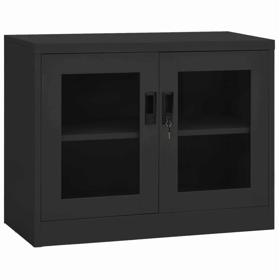 vidaXL Kleiderschrank Büroschrank Anthrazit 90x40x70 cm Stahl günstig online kaufen