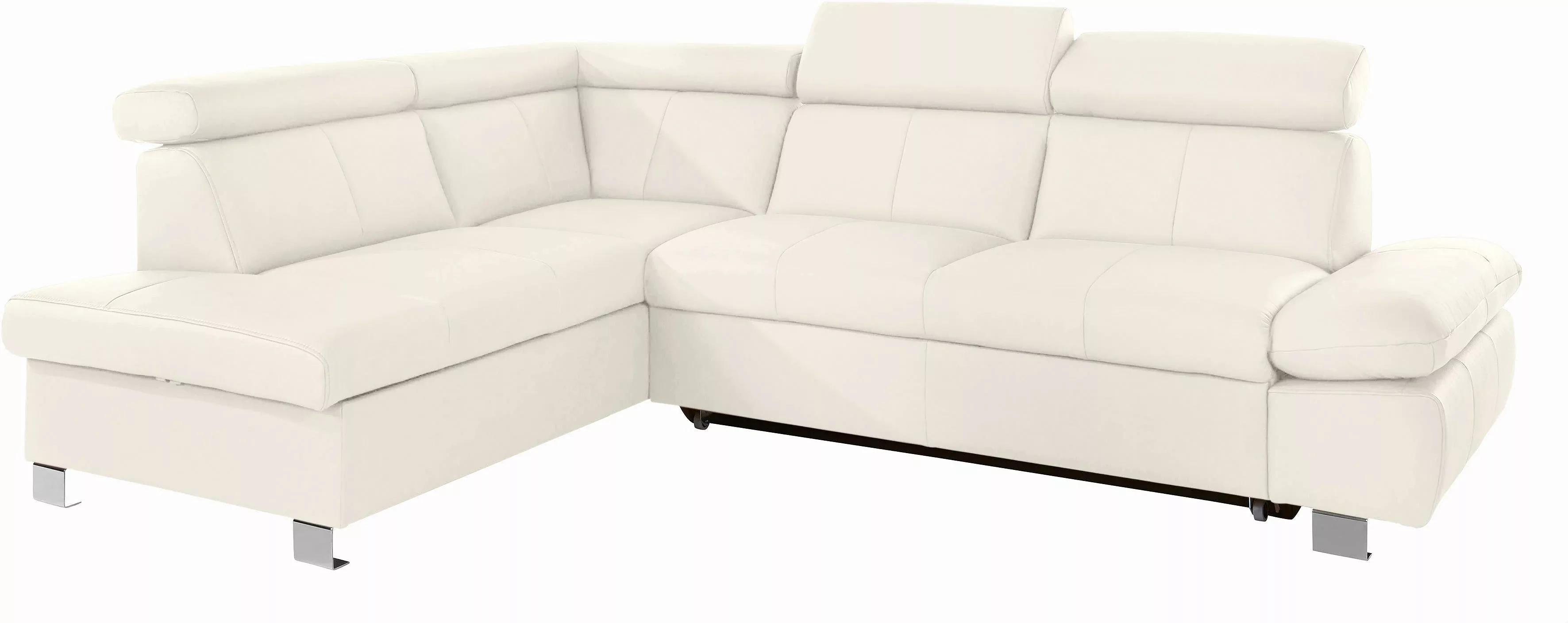 exxpo - sofa fashion Ecksofa "Happy, L-Form", wahlweise mit Bettfunktion günstig online kaufen