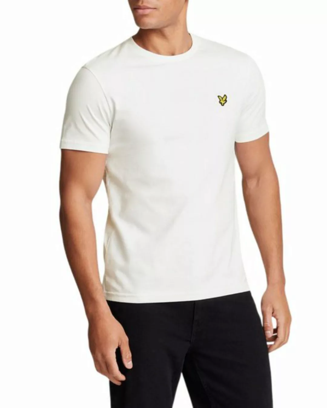 Lyle & Scott T-Shirt Aus 100% Baumwolle Gerader Schnitt günstig online kaufen