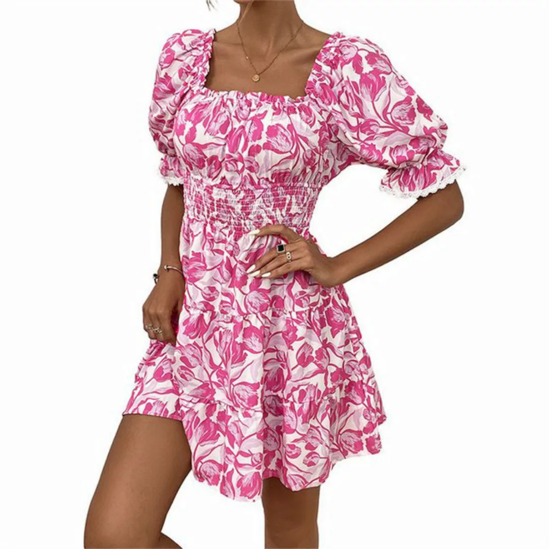 AFAZ New Trading UG Sommerkleid Frauenmode ein Kurzrock von Bubble Sleeve F günstig online kaufen