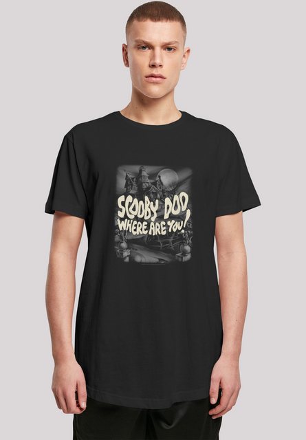 F4NT4STIC T-Shirt Scooby Doo Scary Castle Herren,Premium Merch,Lang,Longshi günstig online kaufen