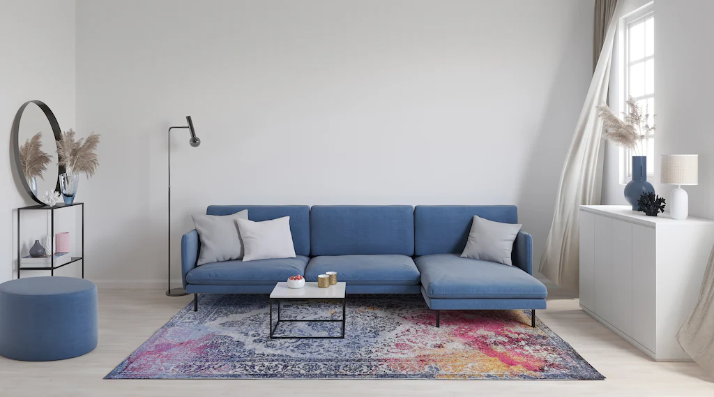 Gino Falcone Teppich »Cosima-119«, rechteckig, 3 mm Höhe, gewebter Jaquard- günstig online kaufen