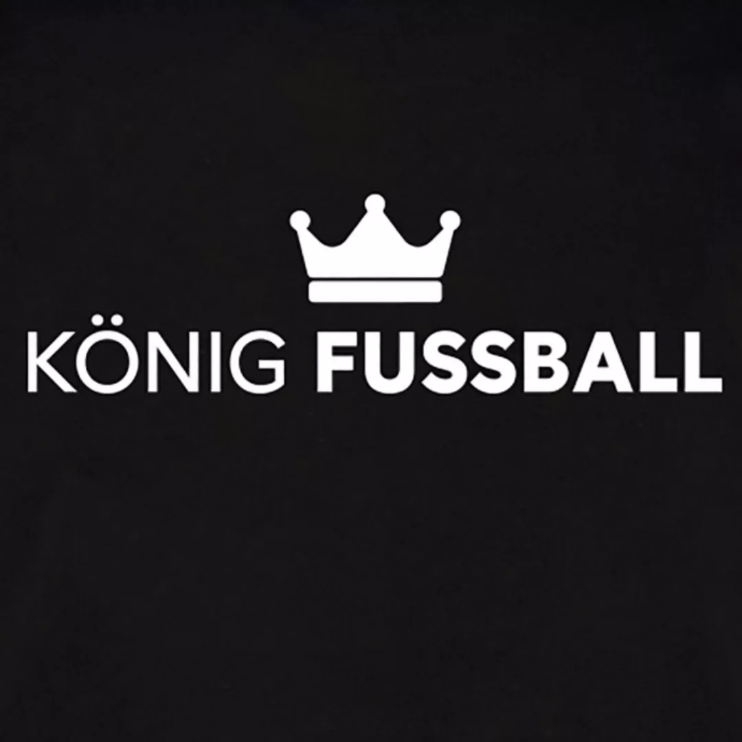 Pfundskerl Motto T-Shirt "König Fussball" günstig online kaufen