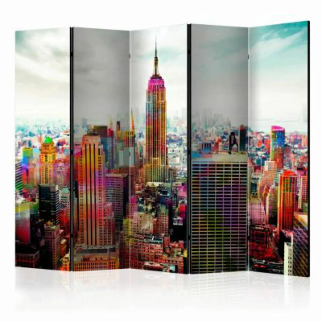 artgeist Paravent Colors of New York City II [Room Dividers] mehrfarbig Gr. günstig online kaufen