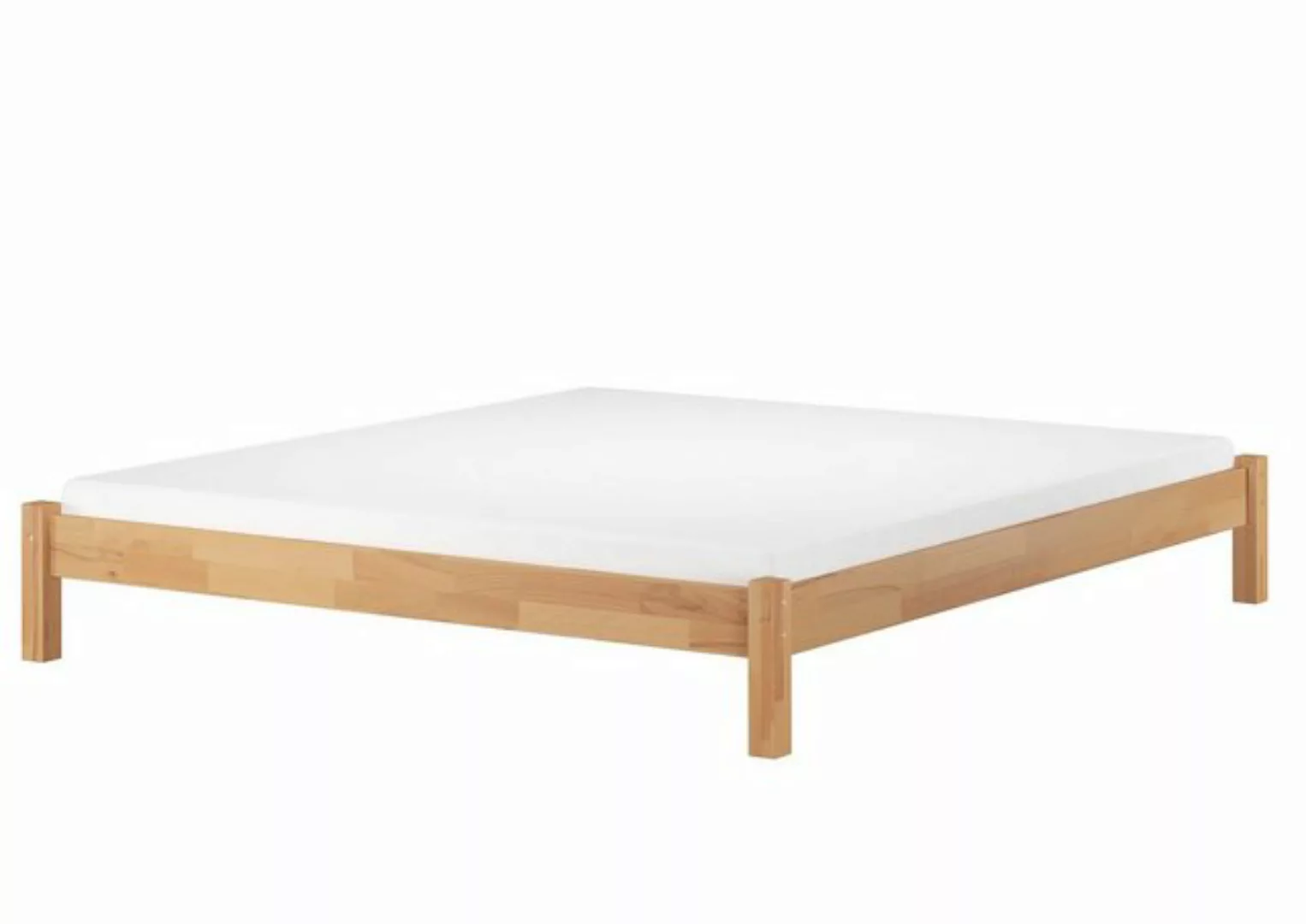 ERST-HOLZ Einzelbett Doppelbett Massivholz Kingsize-Bett Buche überlang 180 günstig online kaufen