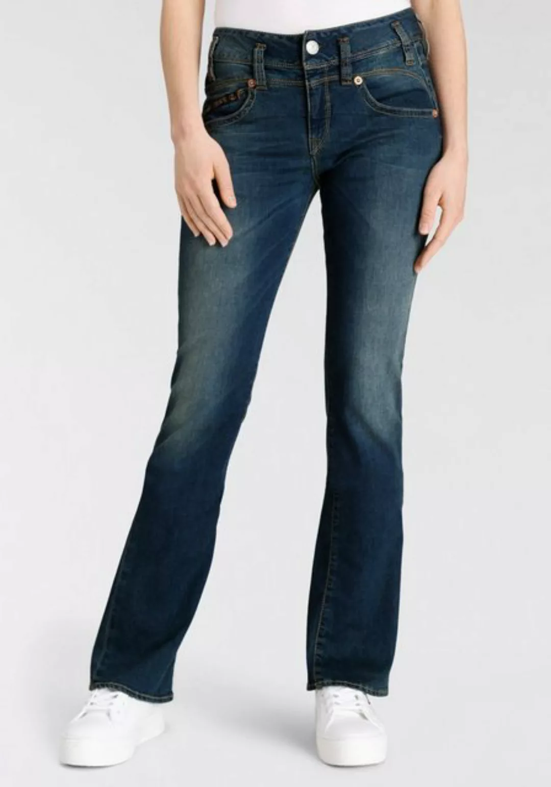 Herrlicher Bootcut-Jeans Jeans Pearl Boot Organic Denim Bootjeans günstig online kaufen