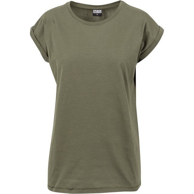 URBAN CLASSICS T-Shirt Urban Classics Damen Ladies Extended Shoulder Tee günstig online kaufen