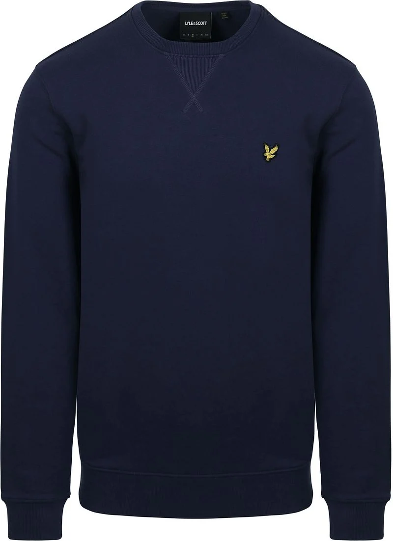 Lyle & Scott Sweat Crewneck Dark Navy - Größe L günstig online kaufen