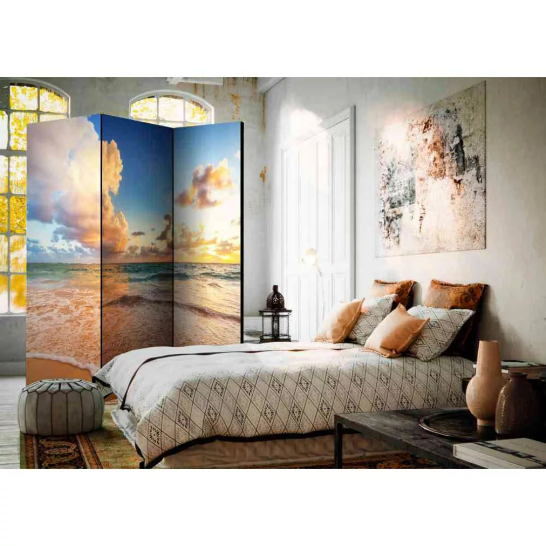 Paravent mit Meer und Himmel Motiv 135 cm breit günstig online kaufen