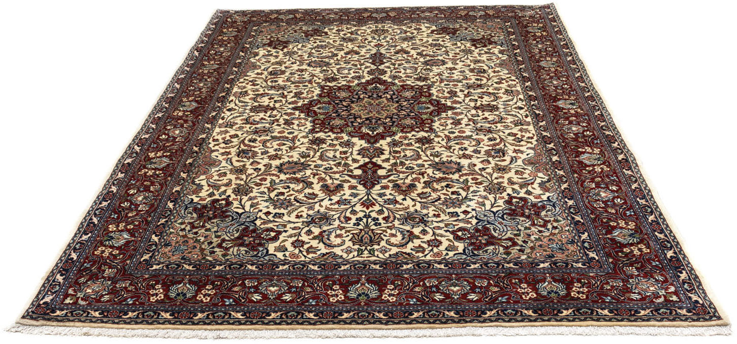 morgenland Wollteppich »Golpayegan Medaillon Beige 302 x 200 cm«, rechtecki günstig online kaufen