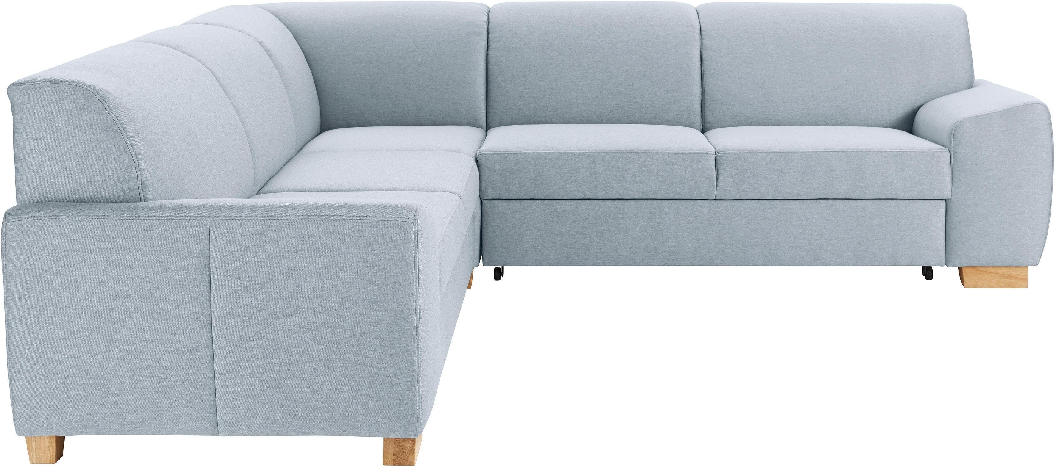 DOMO collection Ecksofa "Incanto kubische Formensprache, komfortabel, flach günstig online kaufen