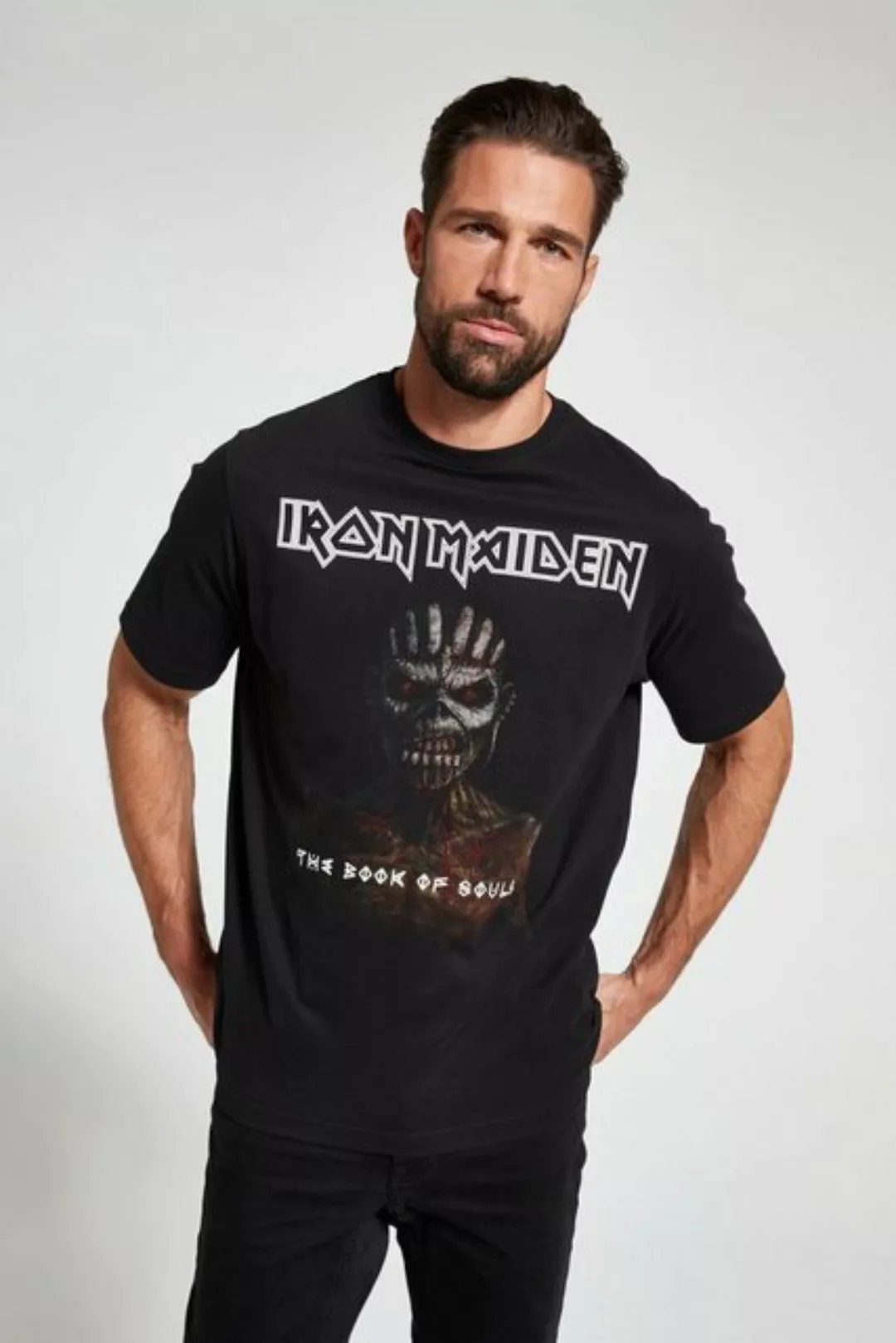 JP1880 T-Shirt T-Shirt Bandshirt Iron Maiden Halbarm bis 8 XL günstig online kaufen