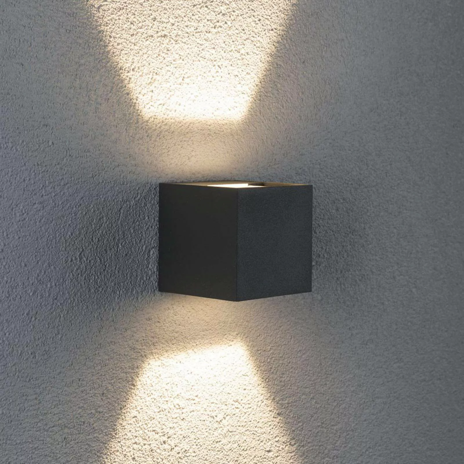 Paulmann Cybo LED-Außenwandleuchte, 2.700 K, 8 x 8 cm, weiß günstig online kaufen