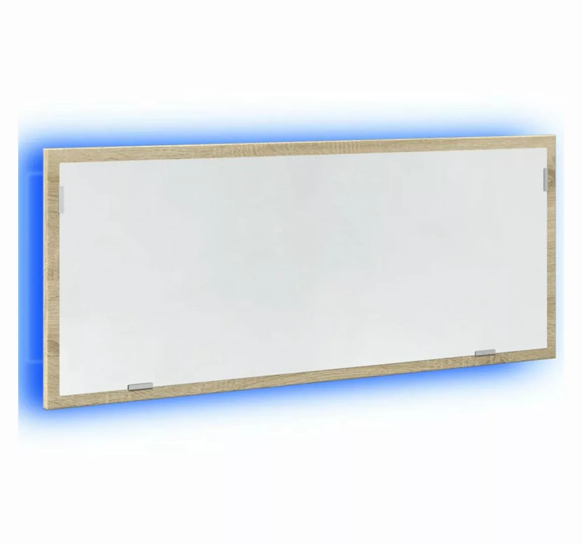 vidaXL Badezimmerspiegelschrank LED-Badspiegel Sonoma-Eiche 100x8,5x37 cm H günstig online kaufen