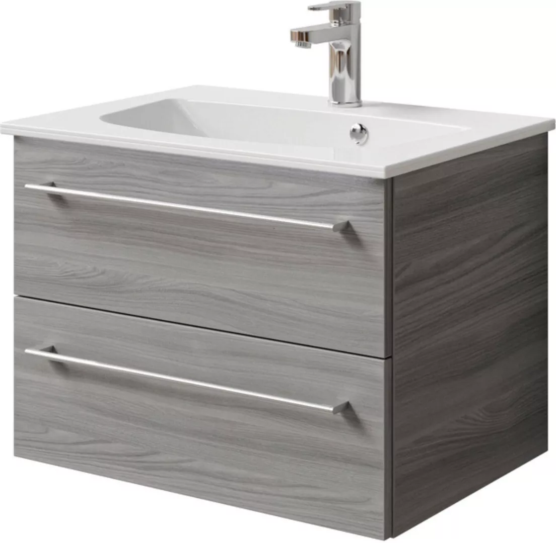 Saphir Waschtisch "Serie 6025 Mineralmarmor-Waschtisch mit Unterschrank, 67 günstig online kaufen