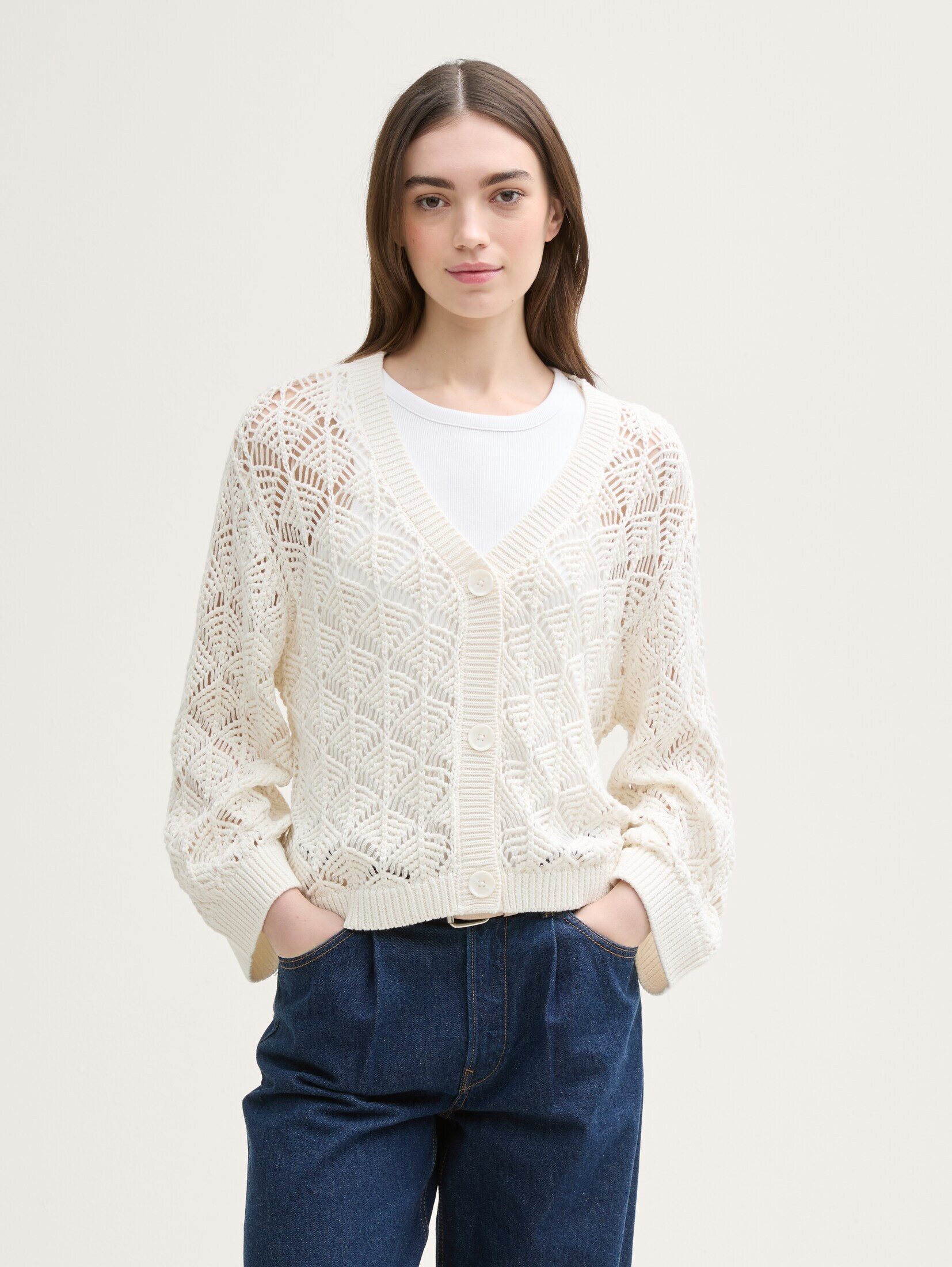 TOM TAILOR Denim Cardigan Relaxed Fit günstig online kaufen