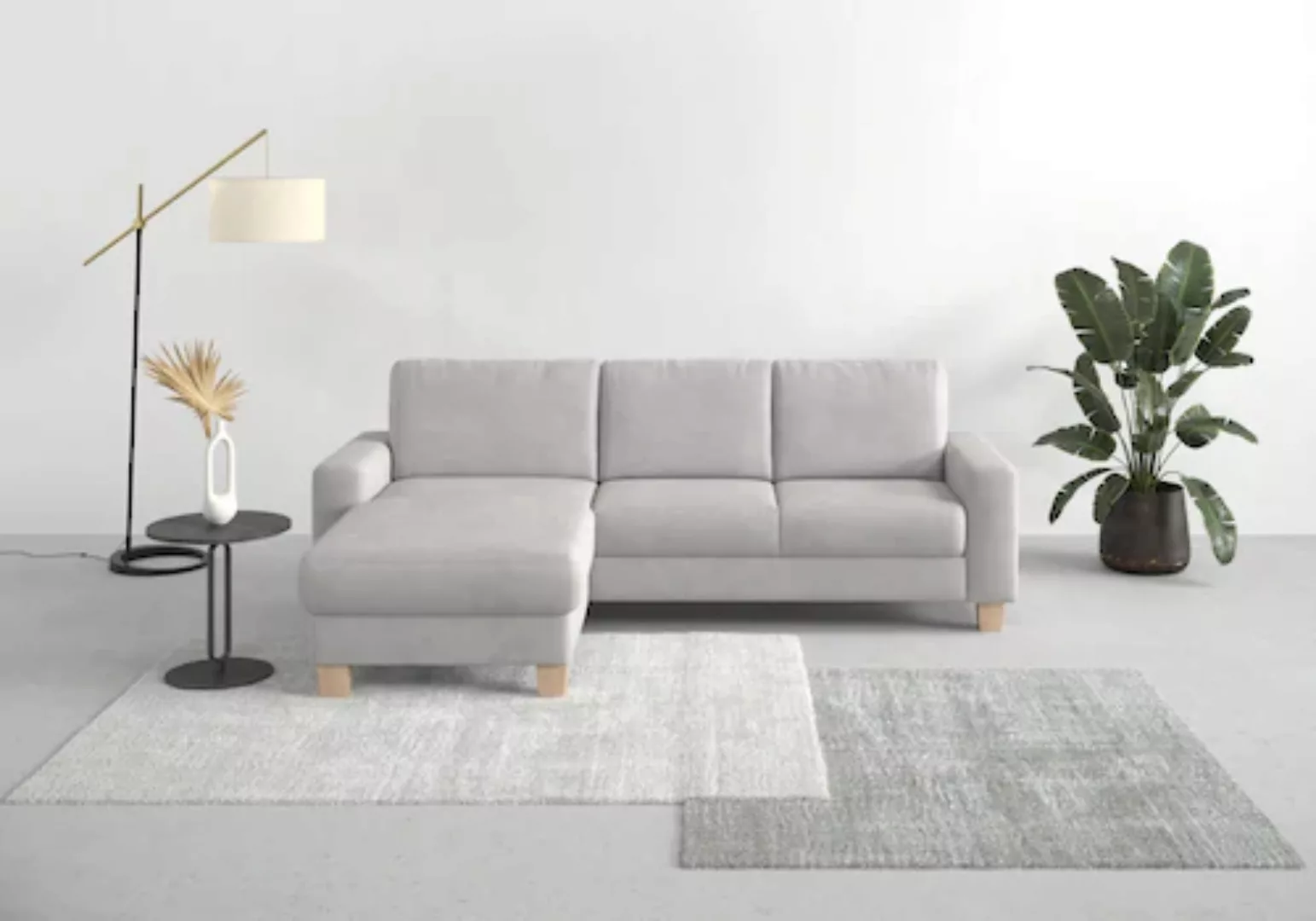 Home affaire Ecksofa »Summer L-Form«, mit Recamiere, mit oder ohne Bettfunk günstig online kaufen