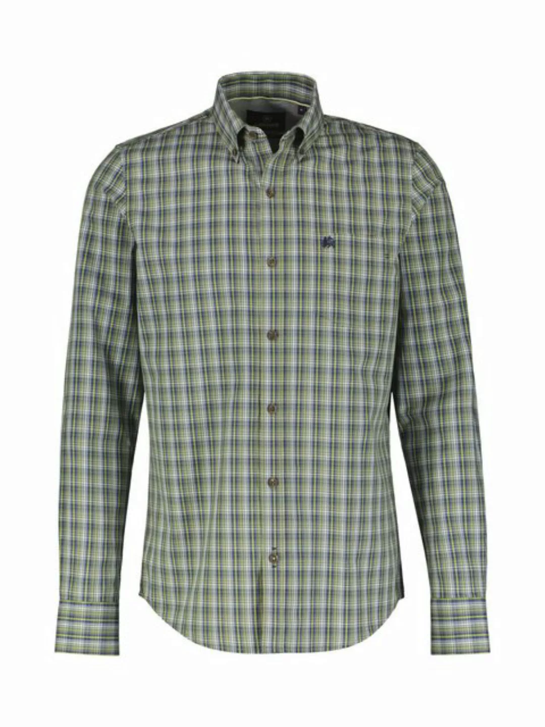 LERROS Karohemd "LERROS Kariertes Herrenhemd mit Button-down-Kragen" günstig online kaufen