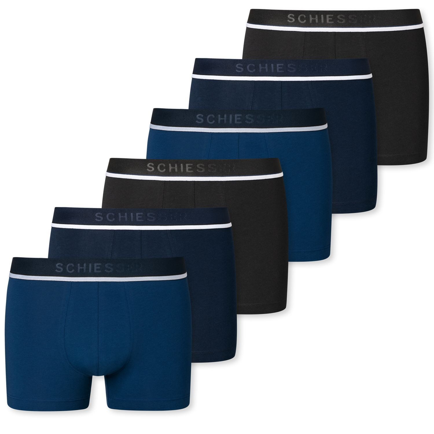 Schiesser Boxershorts Organic Cotton (3-St) mit günstig online kaufen