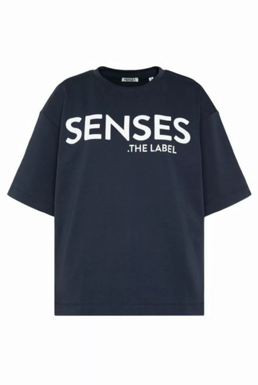 SENSES.THE LABEL Rundhalsshirt aus Baumwolle günstig online kaufen