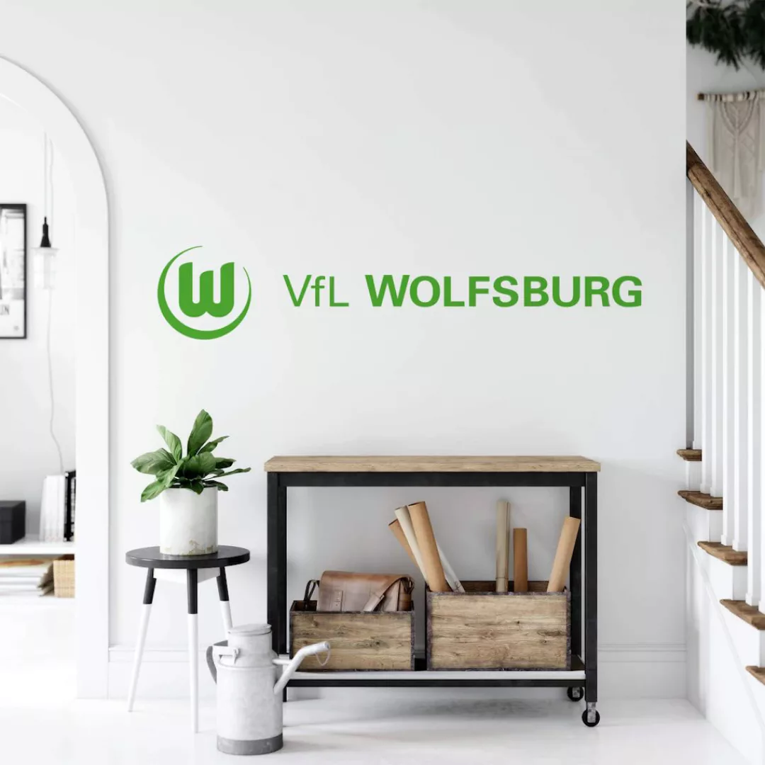 Wall-Art Wandtattoo "Fußball VfL Wolfsburg Logo 3", (1 St.), selbstklebend, günstig online kaufen