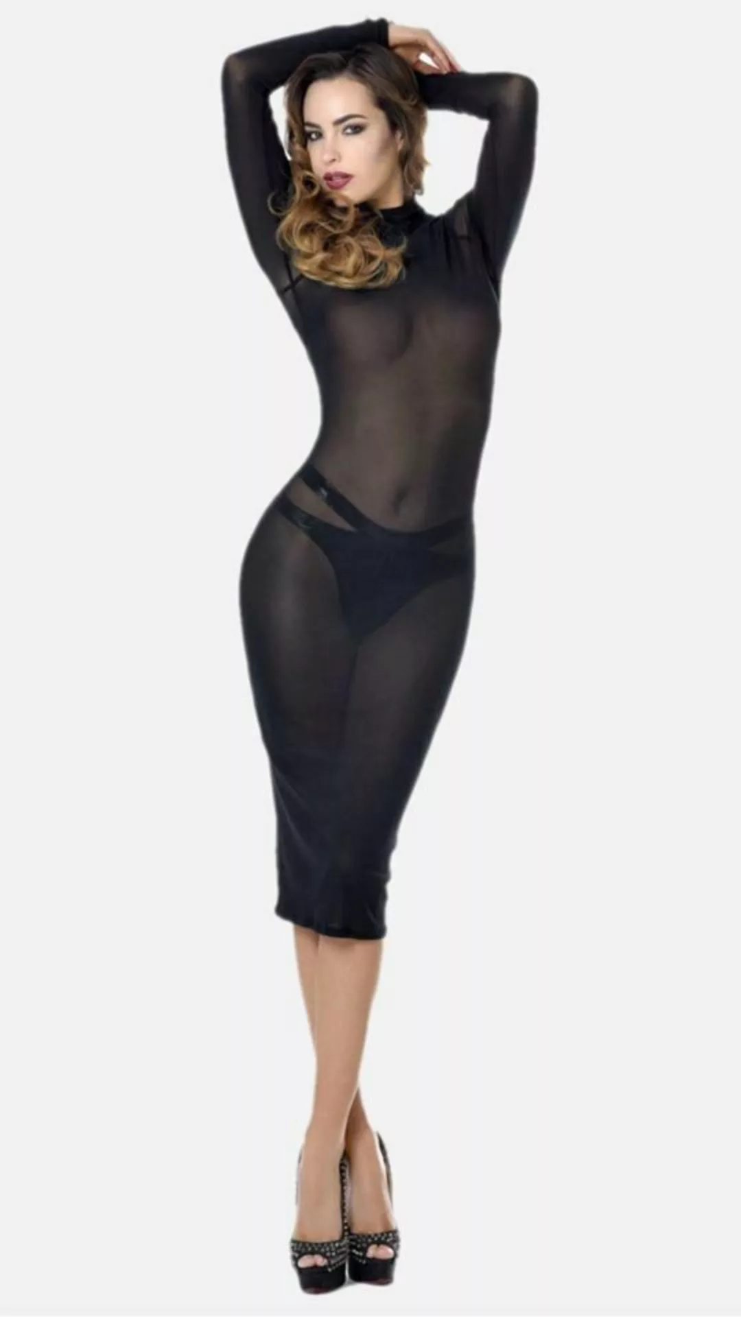 Azia Mesh-Kleid günstig online kaufen