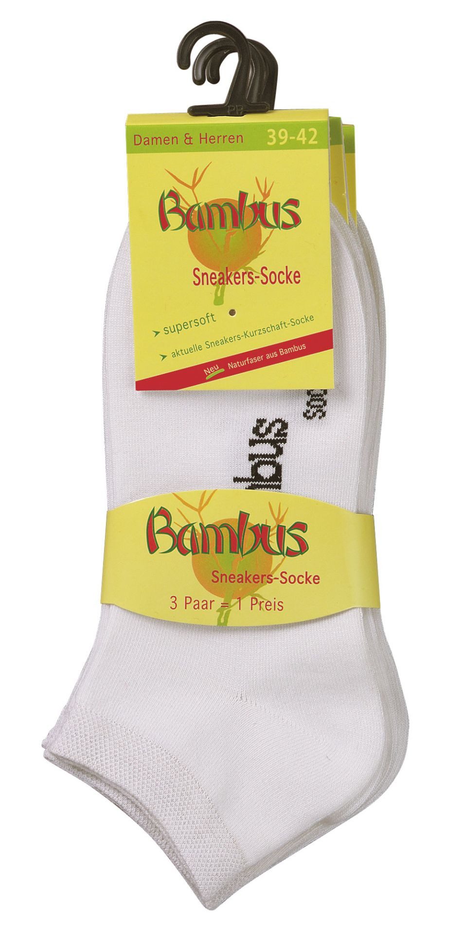 Wowerat Sneakersocken 3 Paar Bambus-Sneakersocken, weiche günstig online kaufen