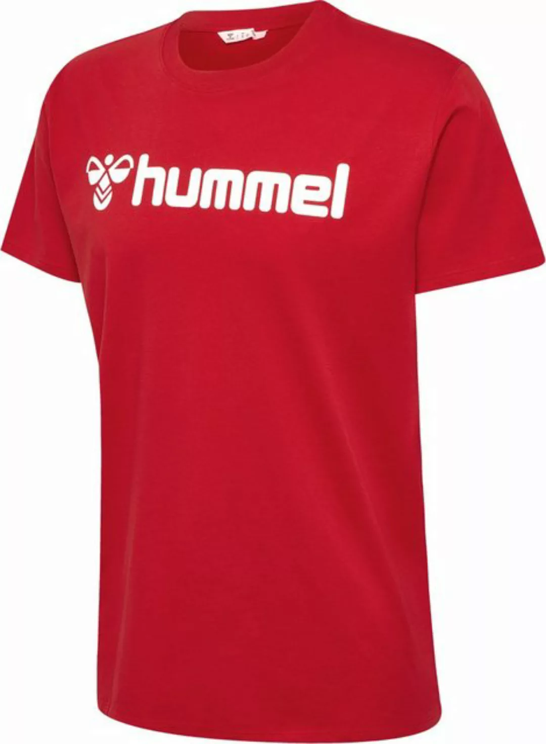 hummel T-Shirt T-Shirt Regular Fit Stretch Rundhalsausschnitt Logo 7928 in günstig online kaufen