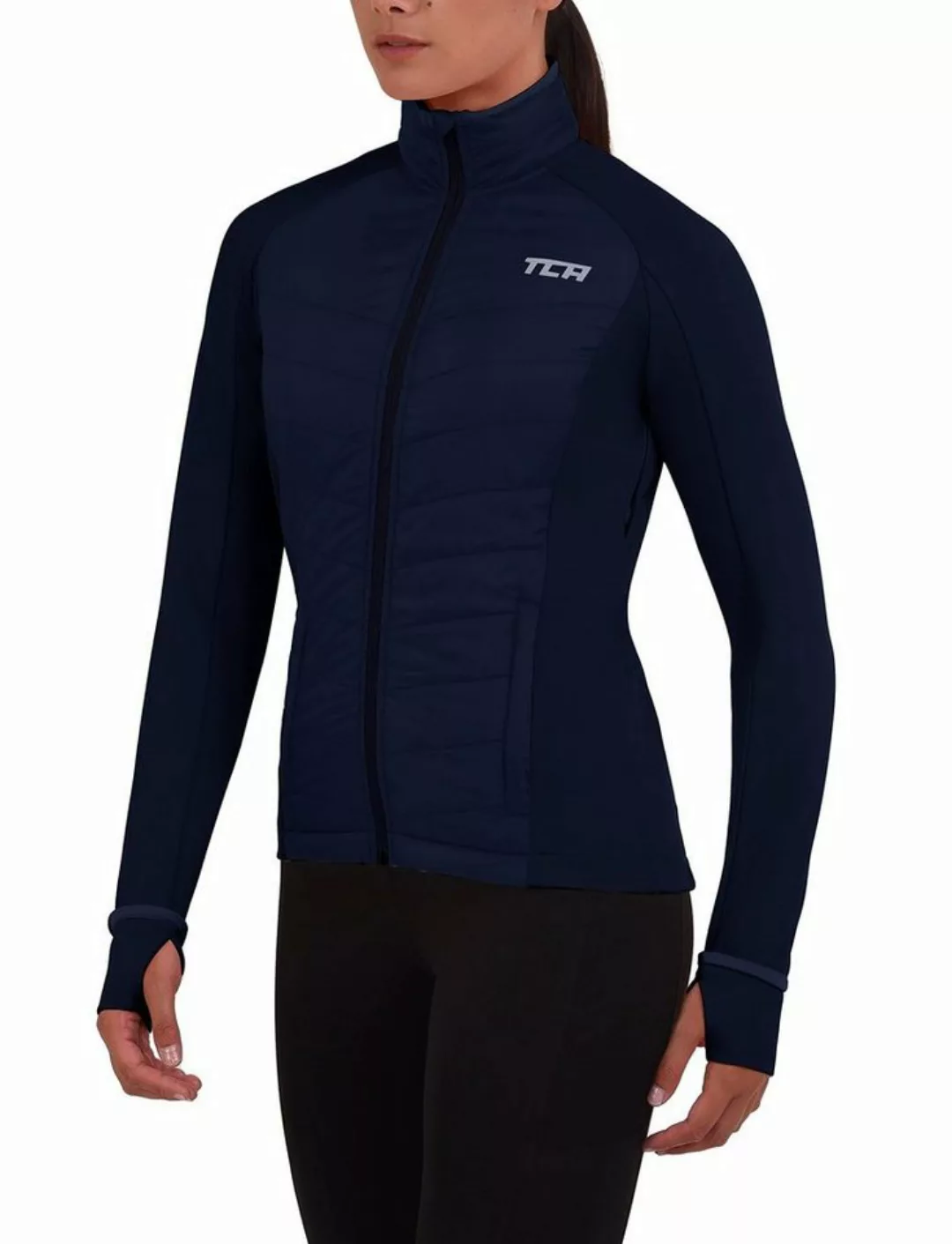 TCA Trainingspullover Damen Laufjacke Excel Runner - Dunkelblau, XS (1-tlg) günstig online kaufen