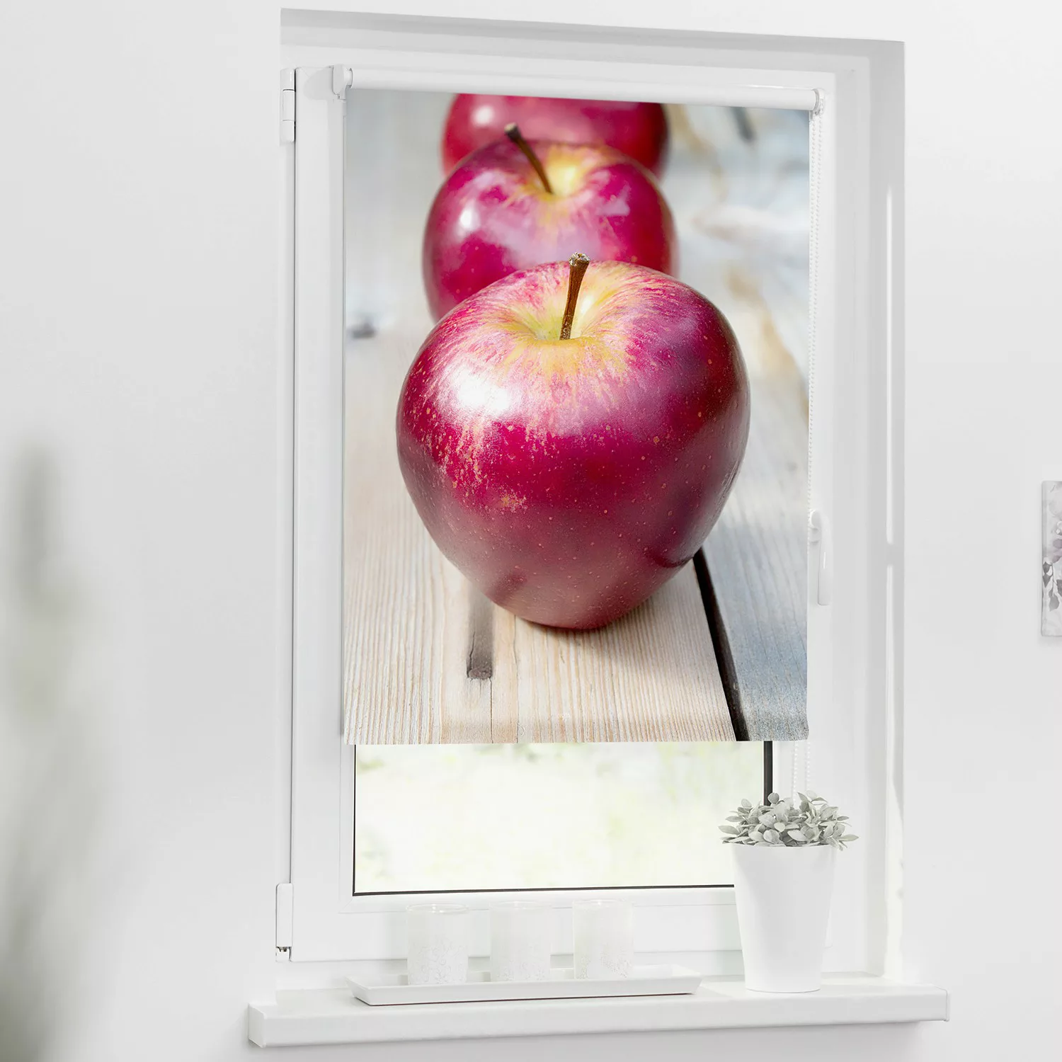 home24 Klemmfix Verdunklungsrollo Apfel günstig online kaufen