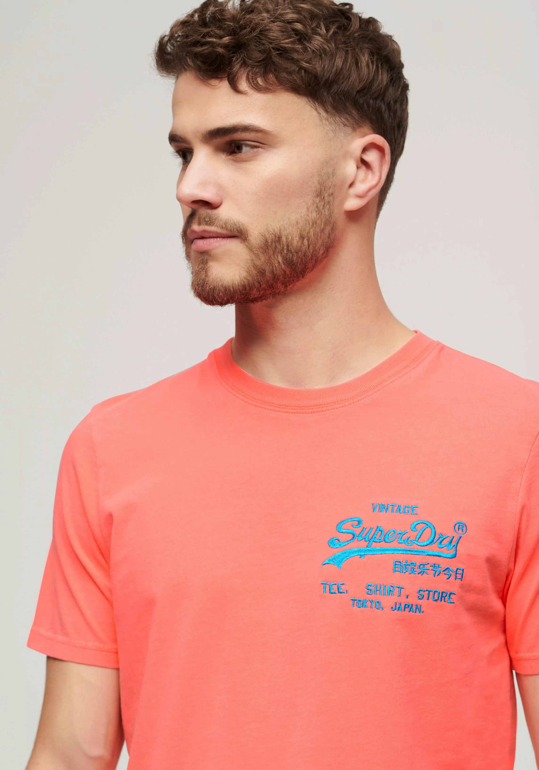 Superdry Print-Shirt "SD-NEON VL T SHIRT" günstig online kaufen