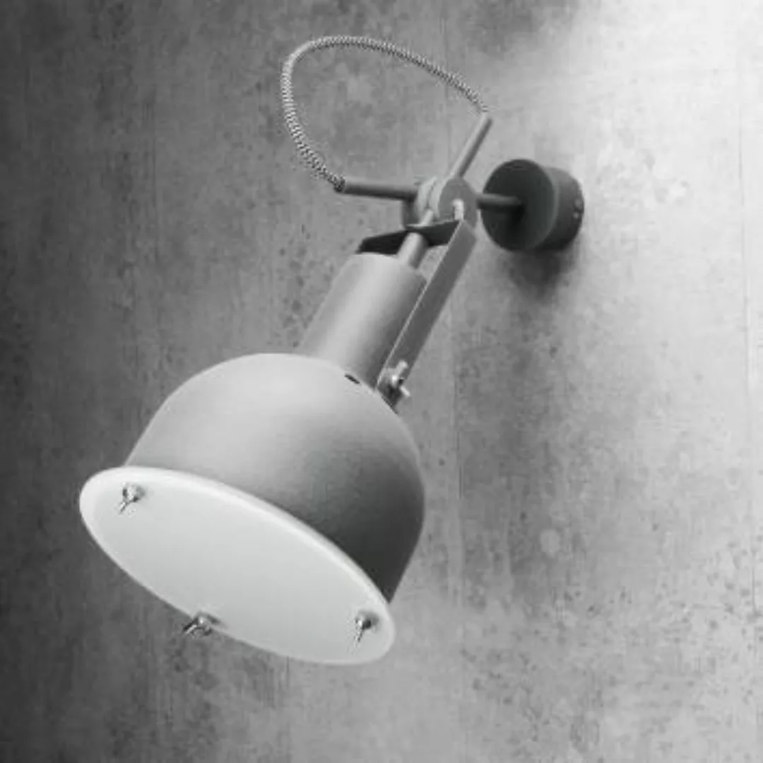 Loft Wandlampe in Zink E27 Metall Industrie Design günstig online kaufen