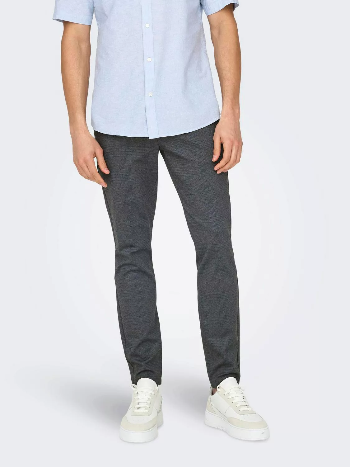 ONLY & SONS Chinohose "ONSMARK SLIM CHECK 020920 PANT NOOS" günstig online kaufen