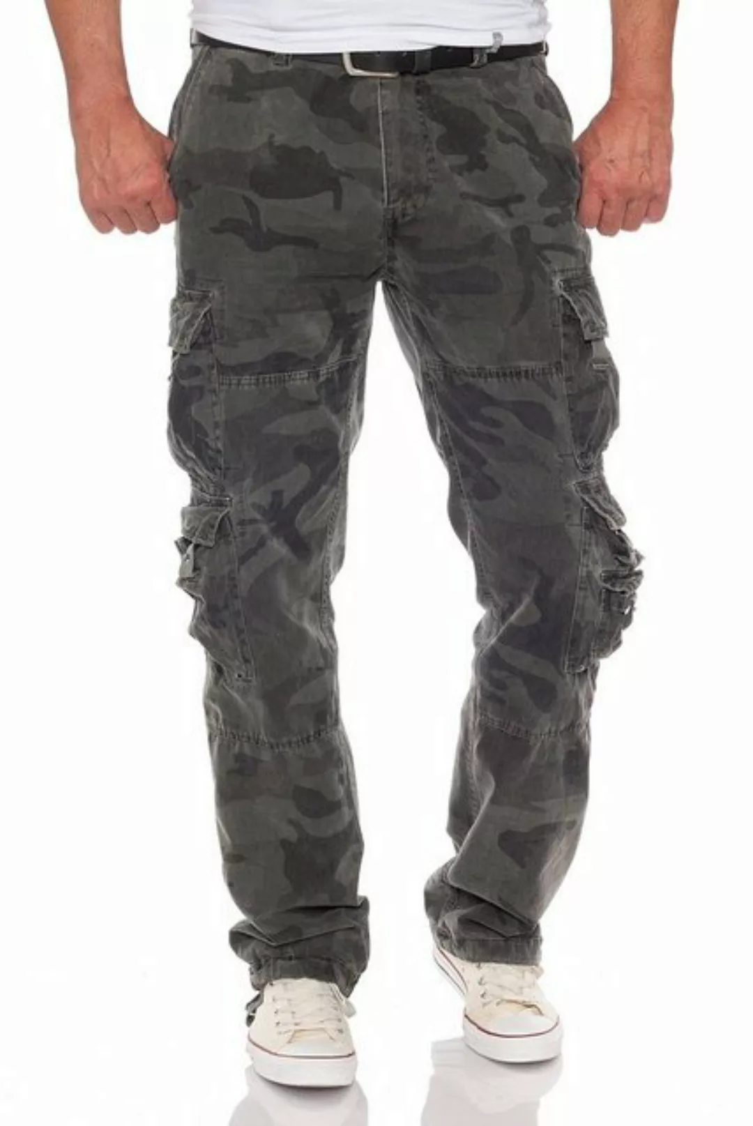 Jet Lag Cargohose Bikerhose mit vielen Taschen Straight Fit günstig online kaufen