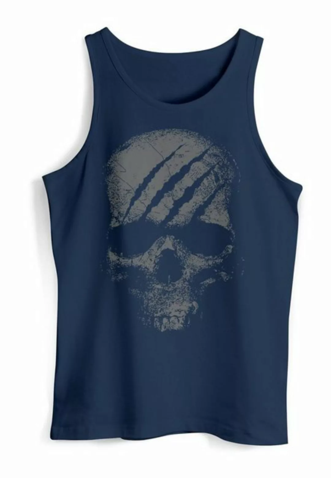 Neverless Tanktop Herren Tank-Top Totenkopf Skull Totenschädel Skelett Prin günstig online kaufen