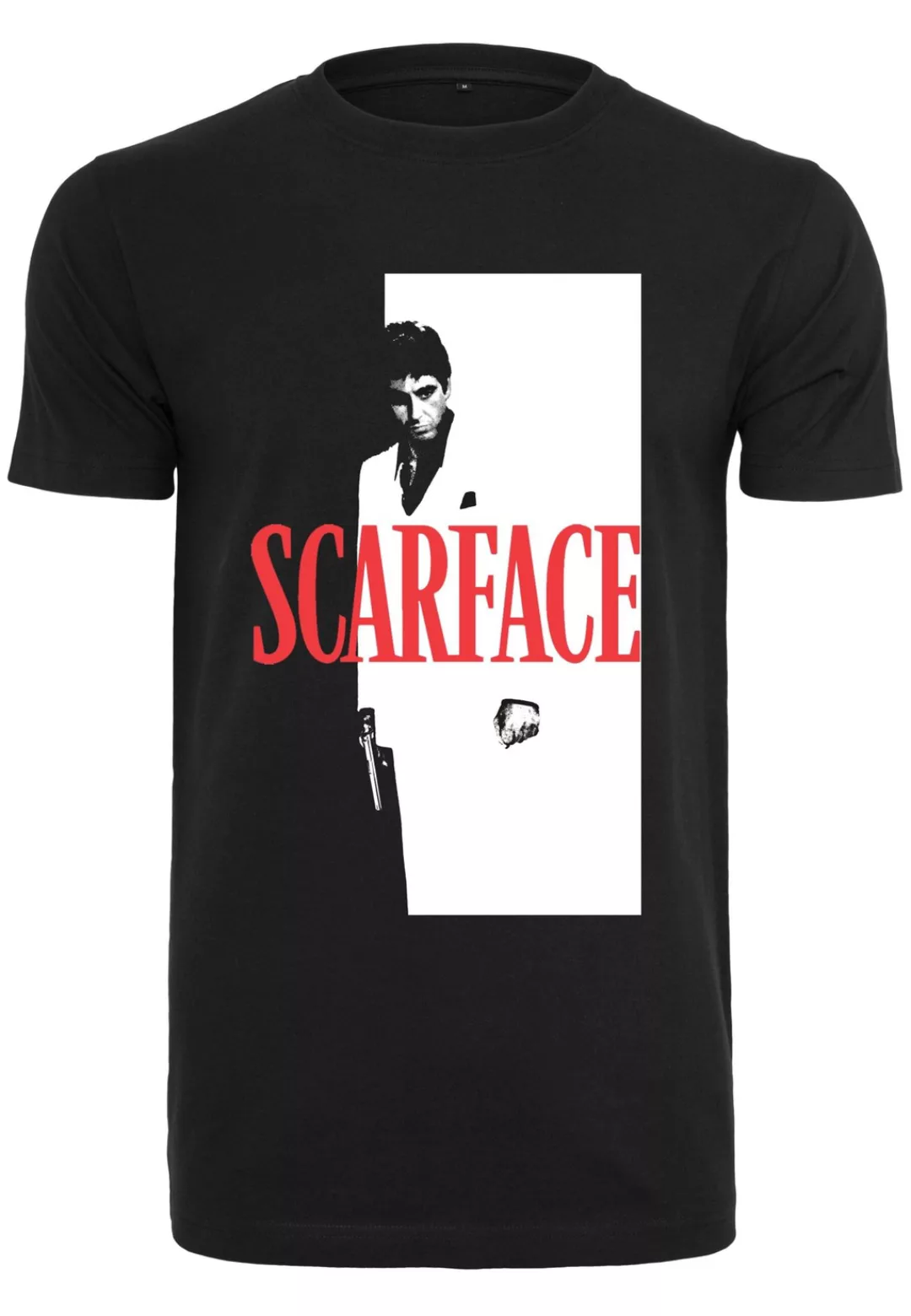 Merchcode Kurzarmshirt Merchcode Herren Scarface Magazine Cover Tee (1-tlg) günstig online kaufen