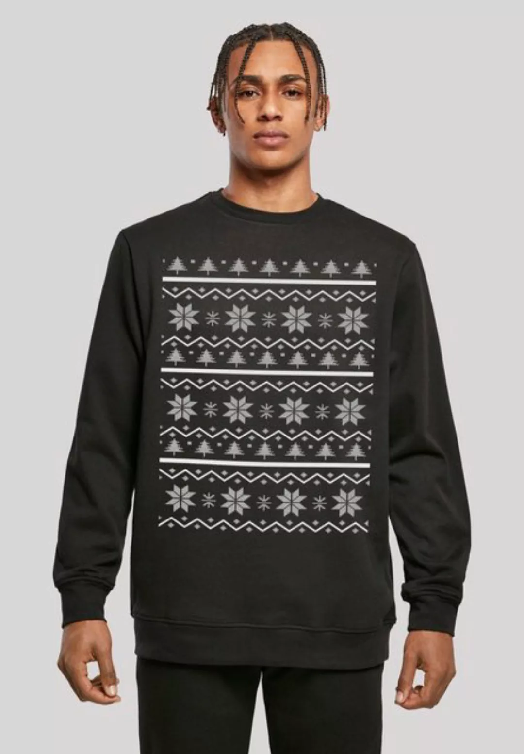 F4NT4STIC Kapuzenpullover Scandinavian Muster Weihnachten Print günstig online kaufen