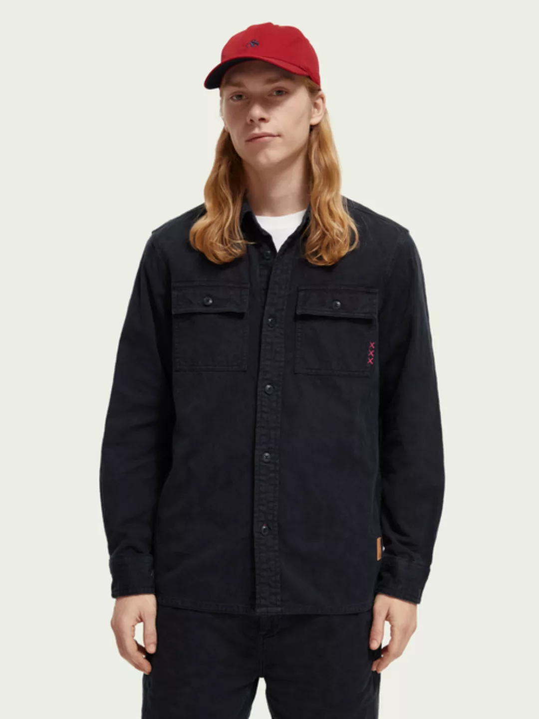 Scotch Shrunk Jacquard overshirt günstig online kaufen