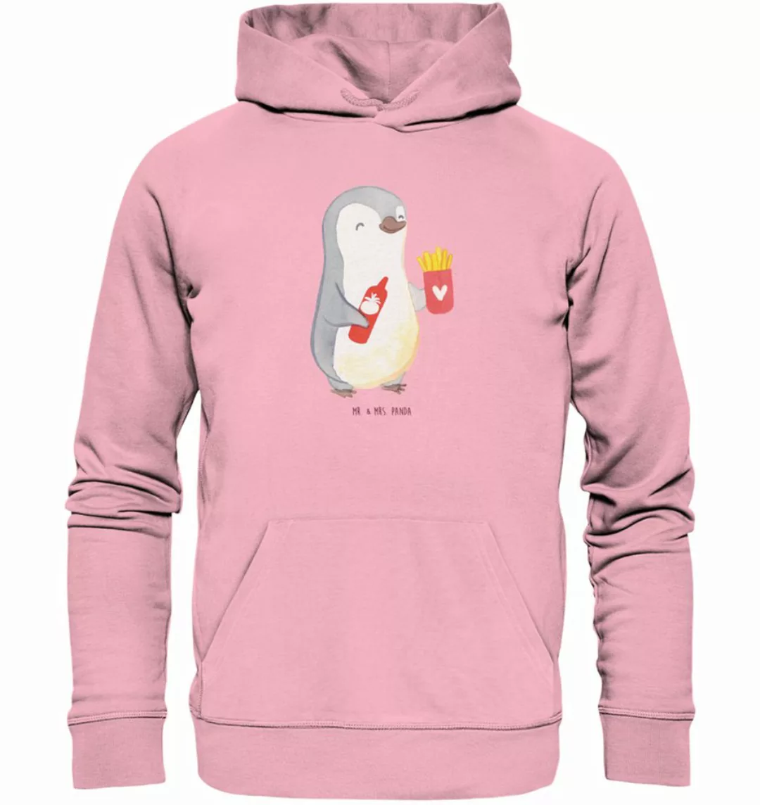 Mr. & Mrs. Panda Hoodie Größe L Pinguin Pommes - Cotton Pink - Geschenk, Ob günstig online kaufen