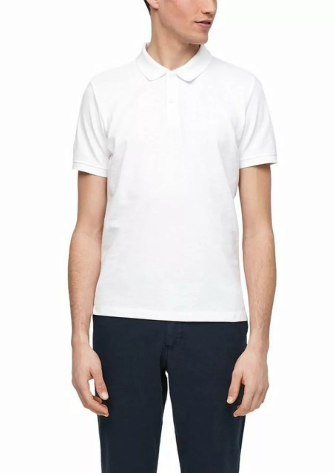 s.Oliver Poloshirt (1-tlg) Poloshirt mit Logostickerei günstig online kaufen