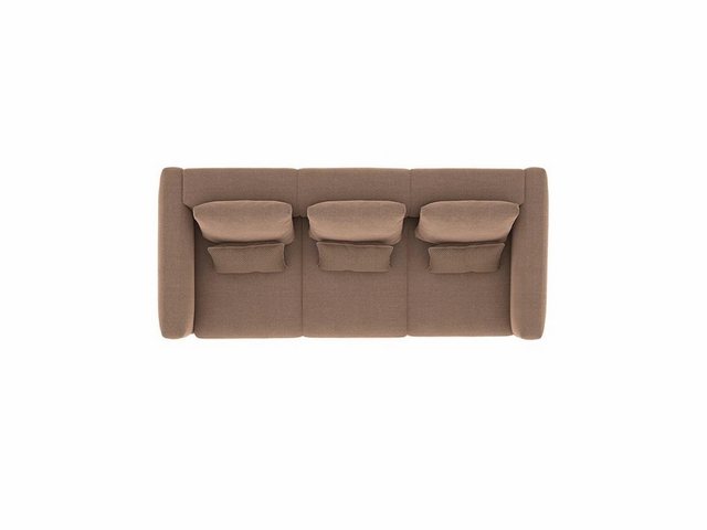 JVmoebel 3-Sitzer Wohnzimmer Braun Dreisitzer Sofa Luxus Polstermöbel Desig günstig online kaufen