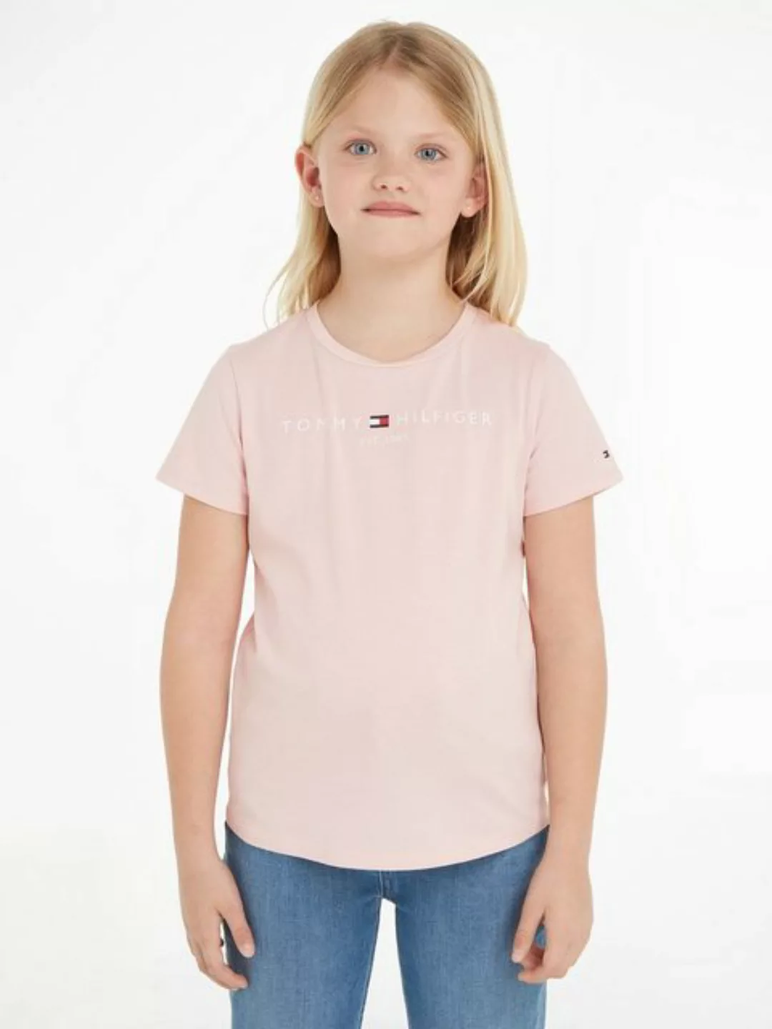 Tommy Hilfiger Kurzarmshirt ESSENTIAL TEE S/S (1-tlg) mit farbharmonischen günstig online kaufen