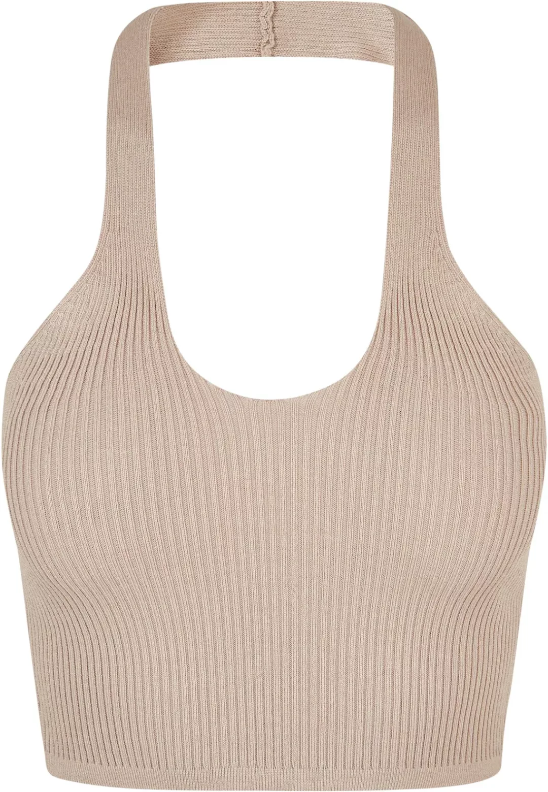 URBAN CLASSICS Muskelshirt "Urban Classics Damen Ladies Rib Knit Crossed Ne günstig online kaufen