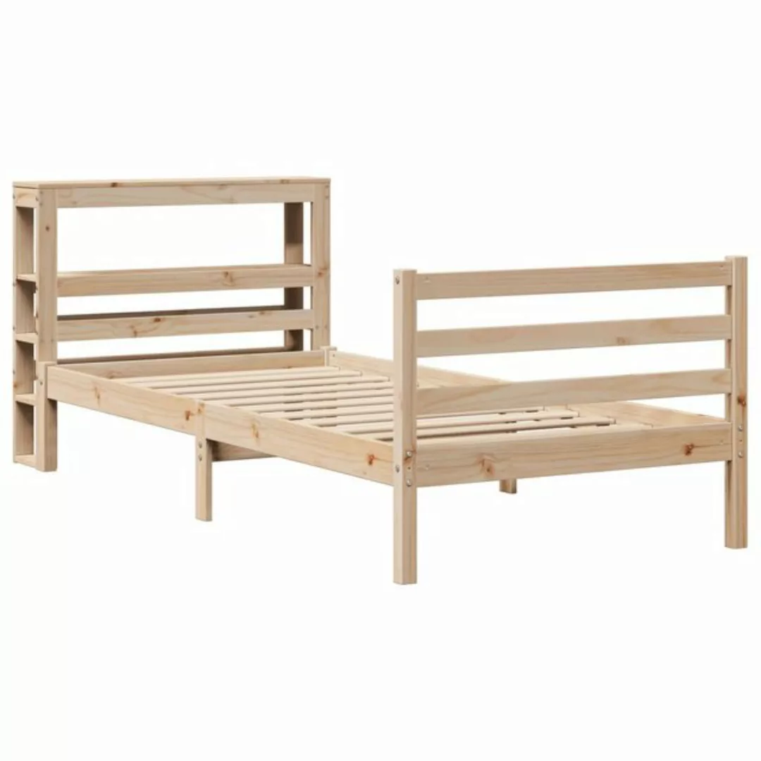 vidaXL Bett Massivholzbett ohne Matratze 100x200 cm Kiefernholz günstig online kaufen