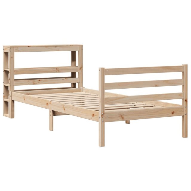 vidaXL Bett Massivholzbett ohne Matratze 75x190 cm Kiefernholz günstig online kaufen