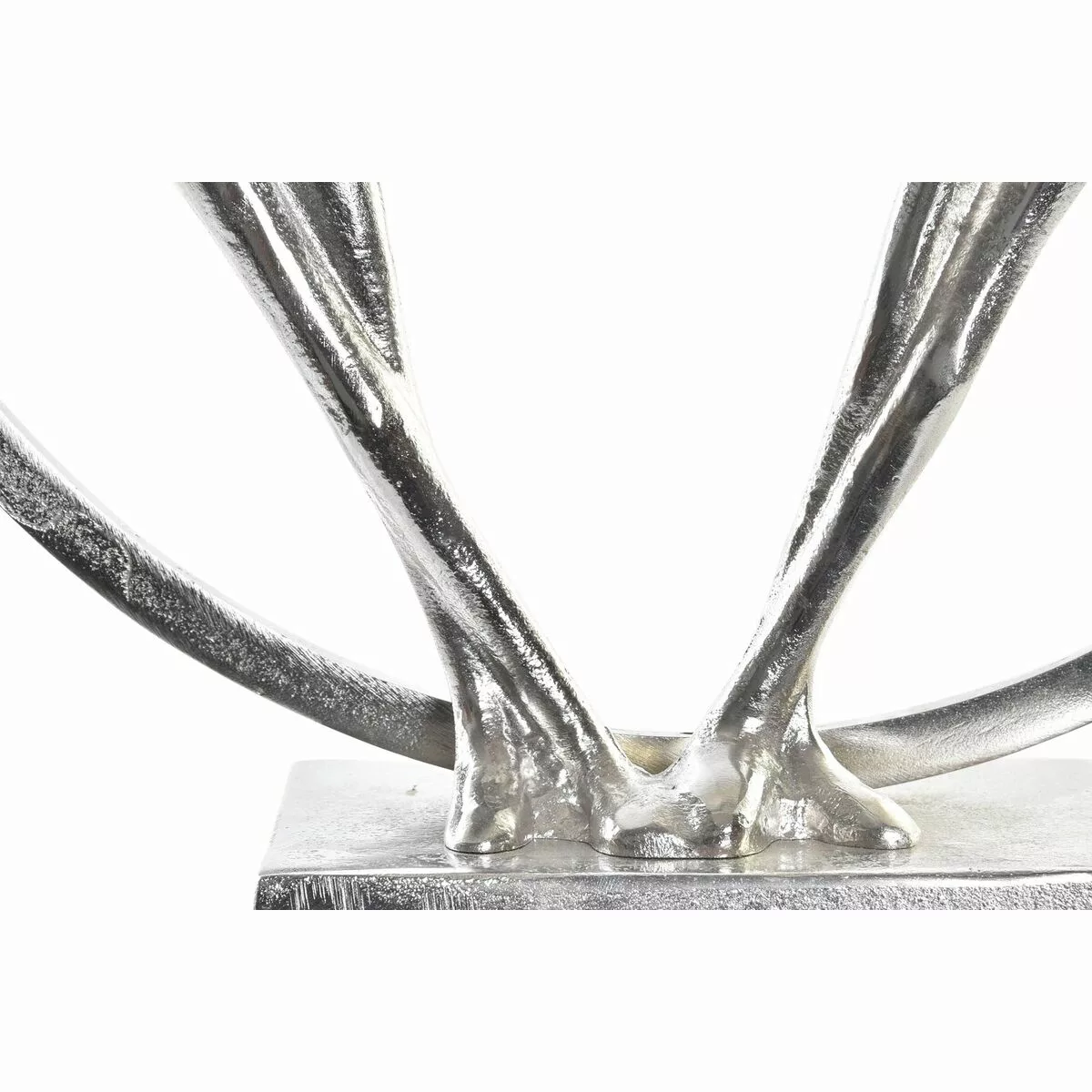 Deko-figur Dkd Home Decor Silber Aluminium Menschen (34 X 11 X 36 Cm) günstig online kaufen